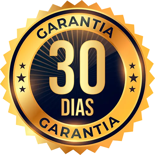 Selo de garantia incondicional de 30 dias